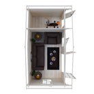 Shire Bourne 16x8 Log Cabin
