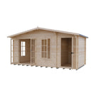 Shire Bourne 16x8 Log Cabin