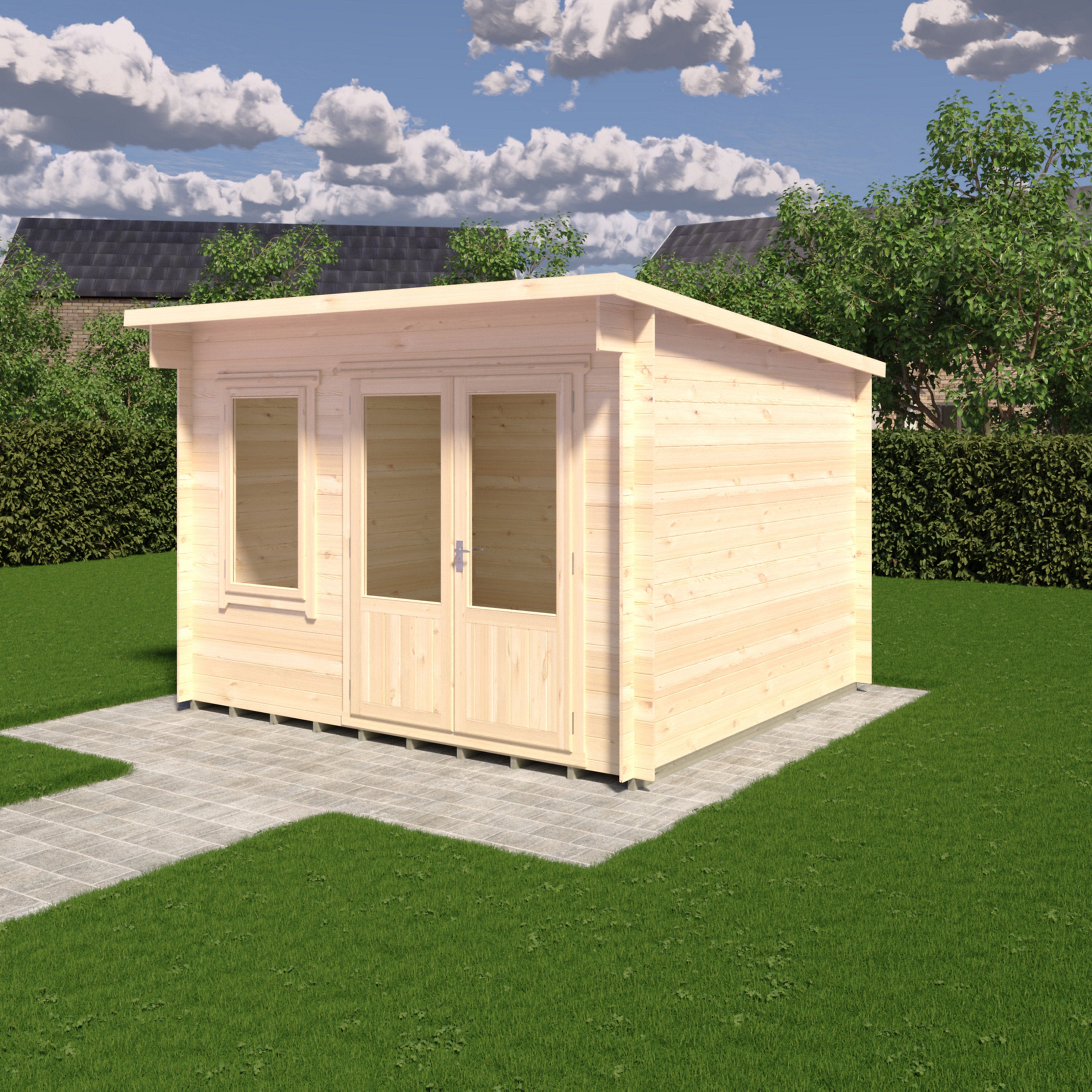 Shire Edgefield 13x10 Log Cabin