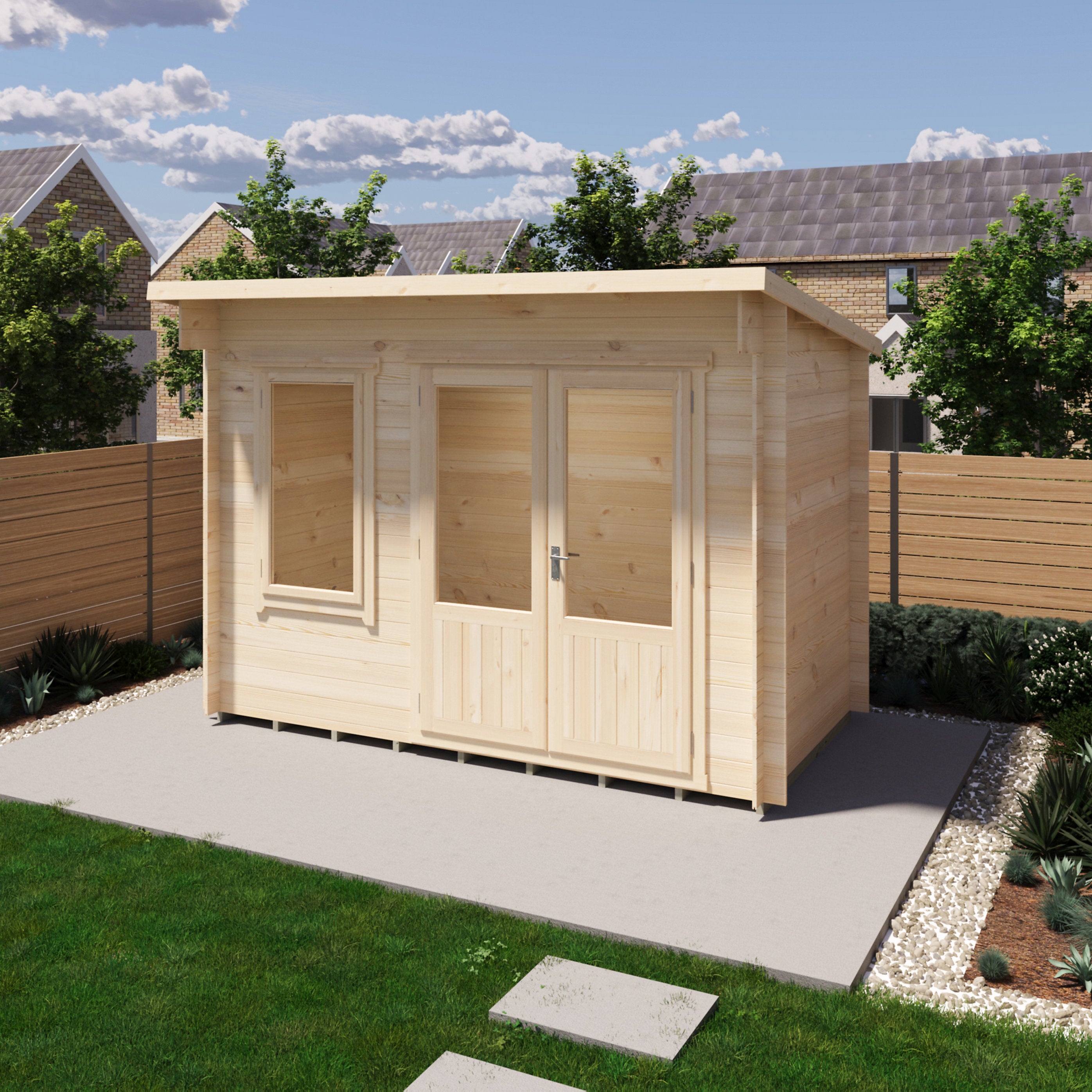 Shire Edgefield 13x6 Log Cabin