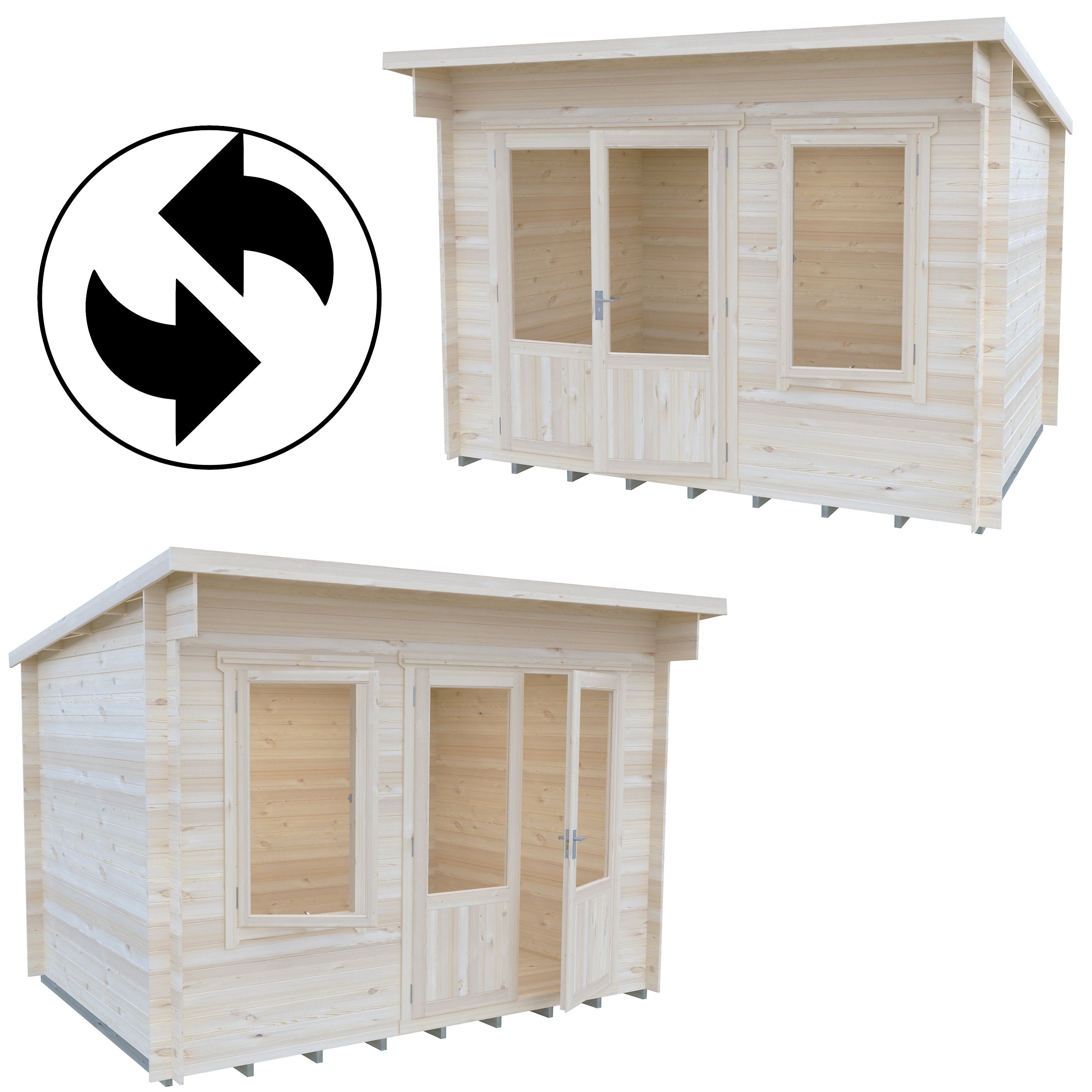 Shire Edgefield 13x6 Log Cabin