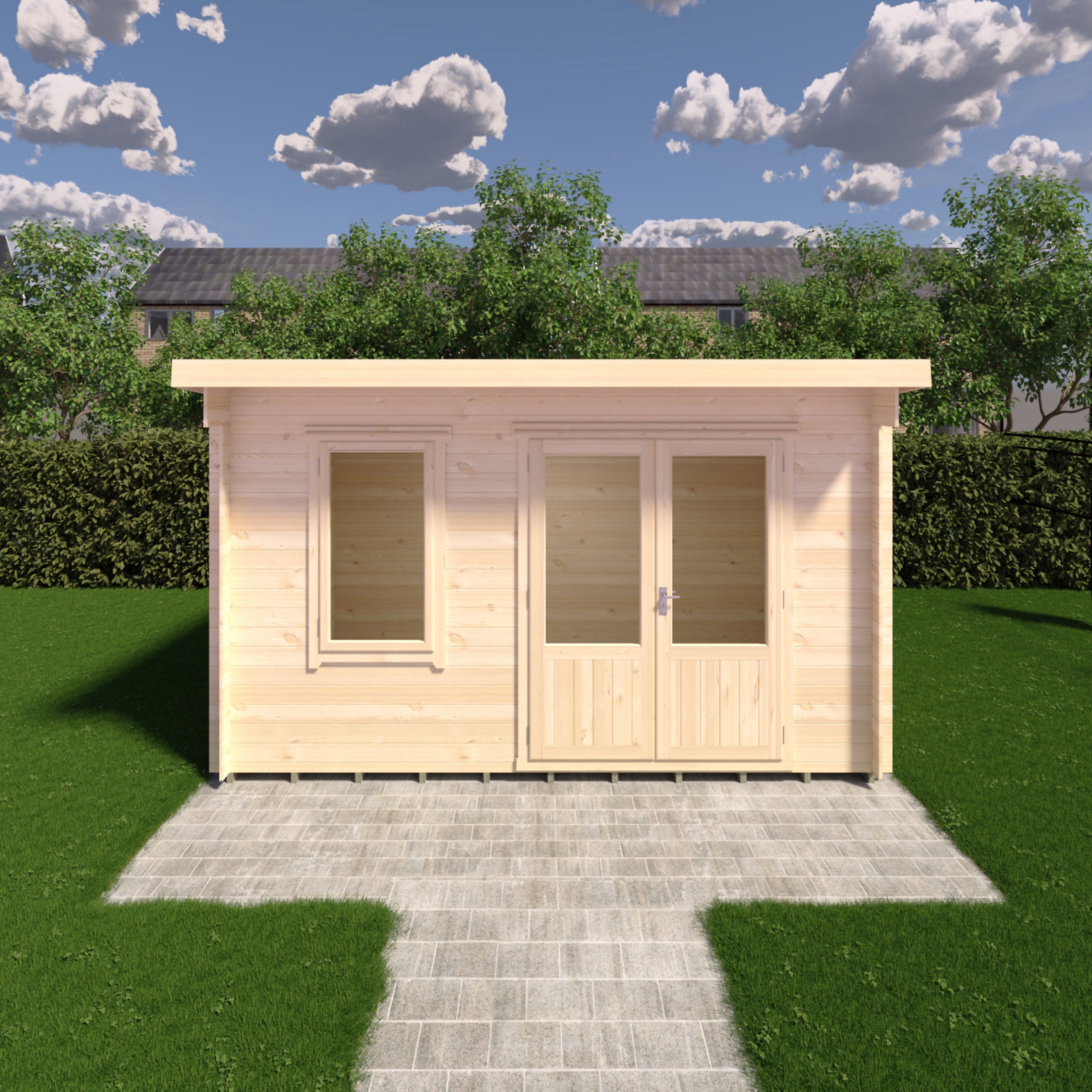 Shire Edgefield 13x8 Log Cabin