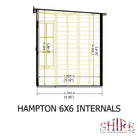 Shire Hampton 6x6 Summerhouse