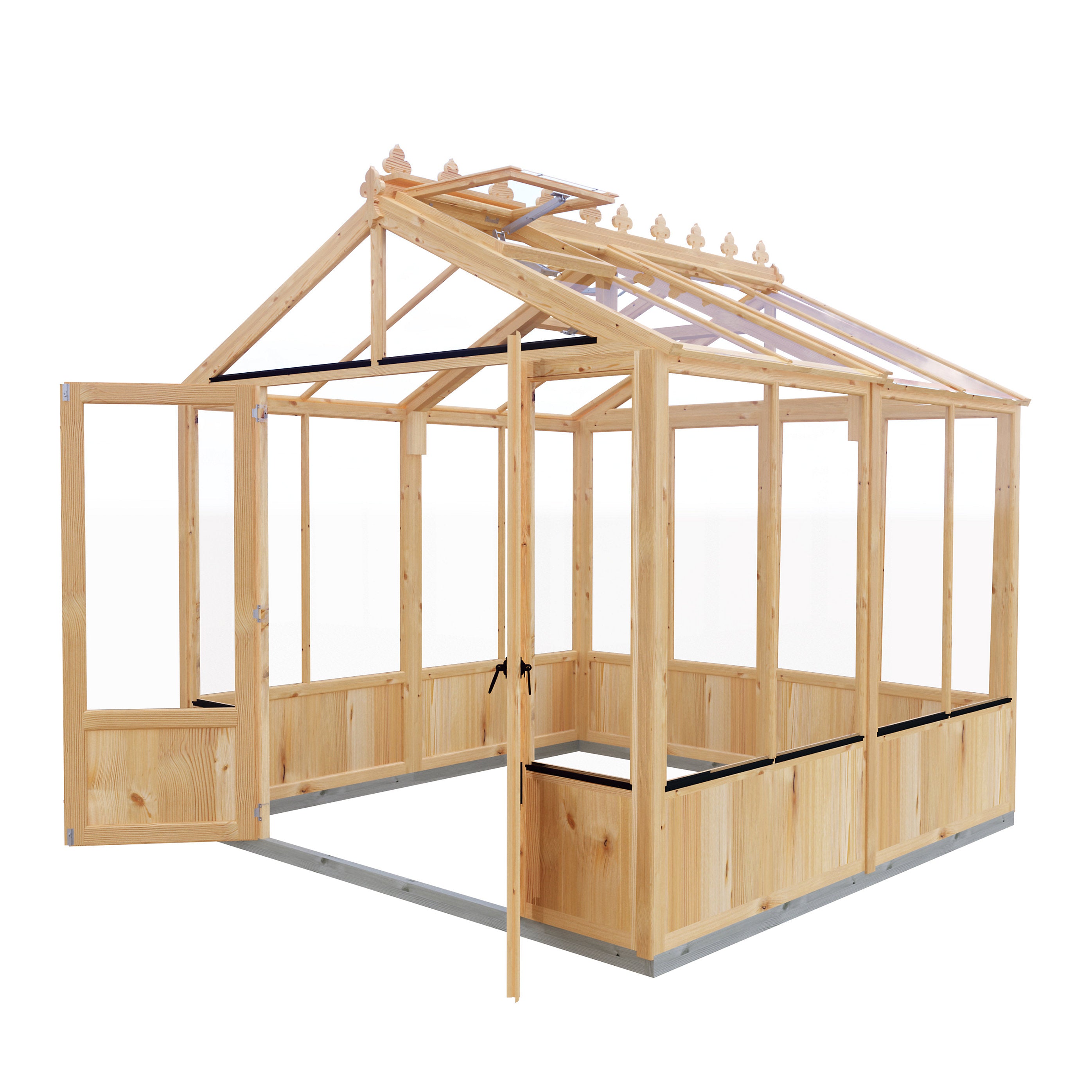 Shire Holkham 8x12 Timber Greenhouse