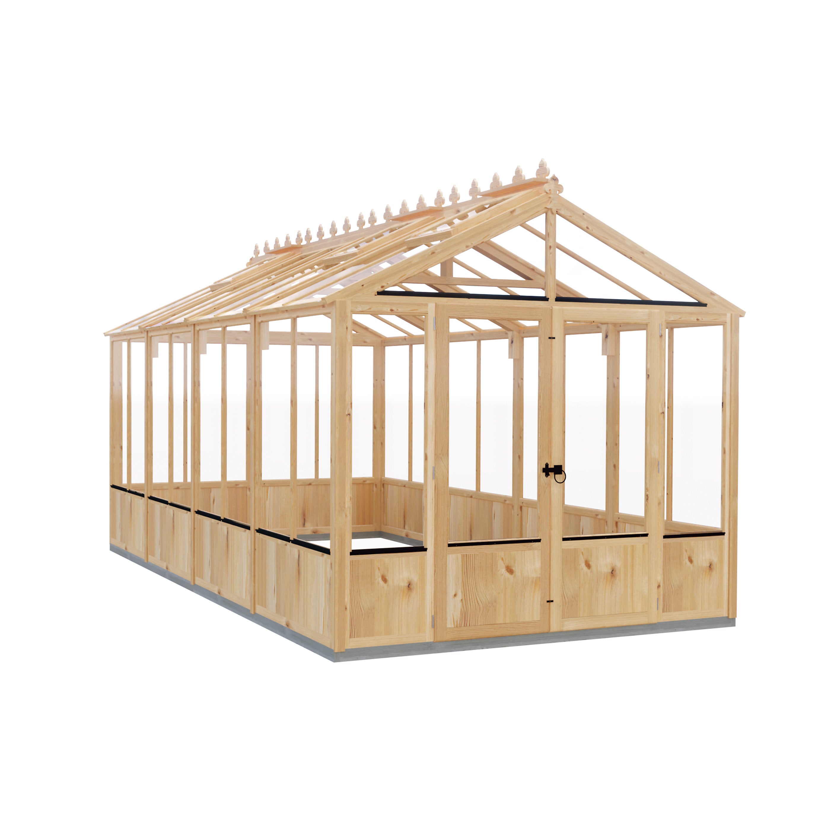 Shire Holkham 8x30 Timber Greenhouse