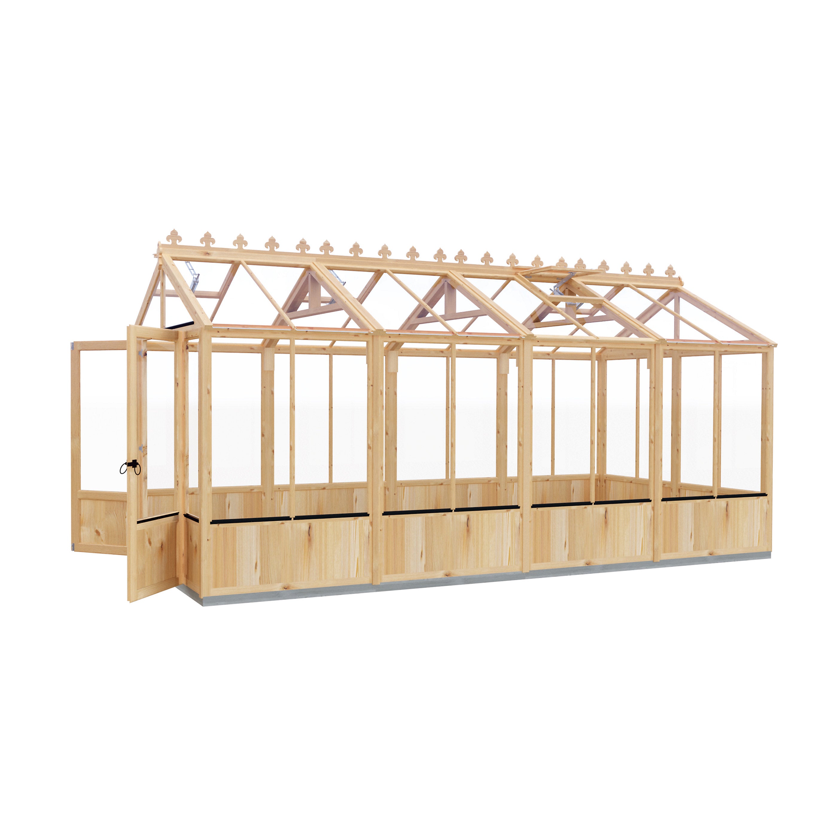Shire Holkham 8x16 Timber Greenhouse
