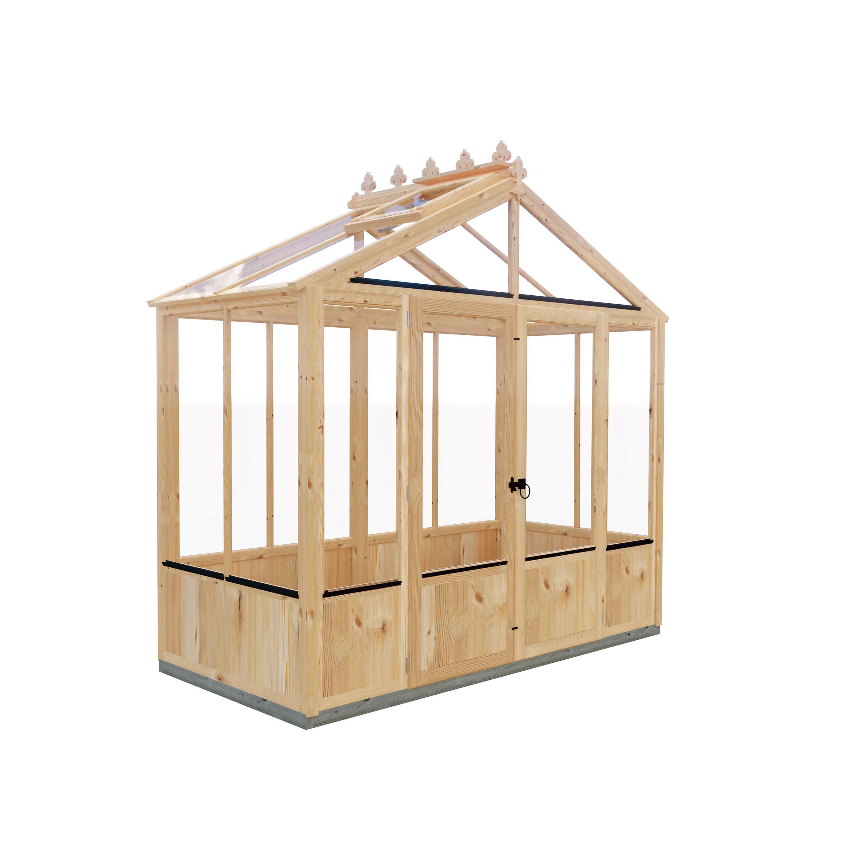 Shire Holkham 8x4 Timber Greenhouse