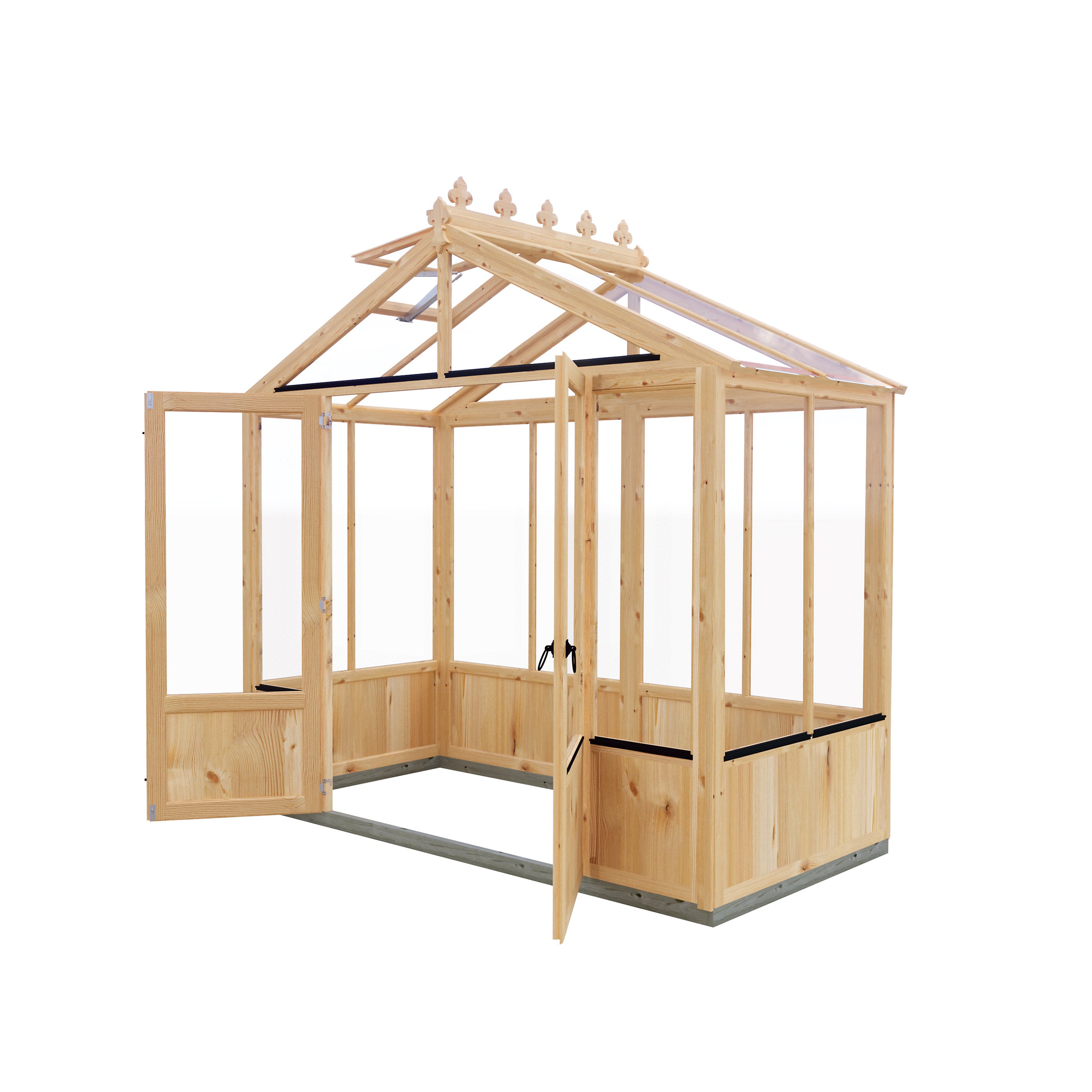 Shire Holkham 8x4 Timber Greenhouse