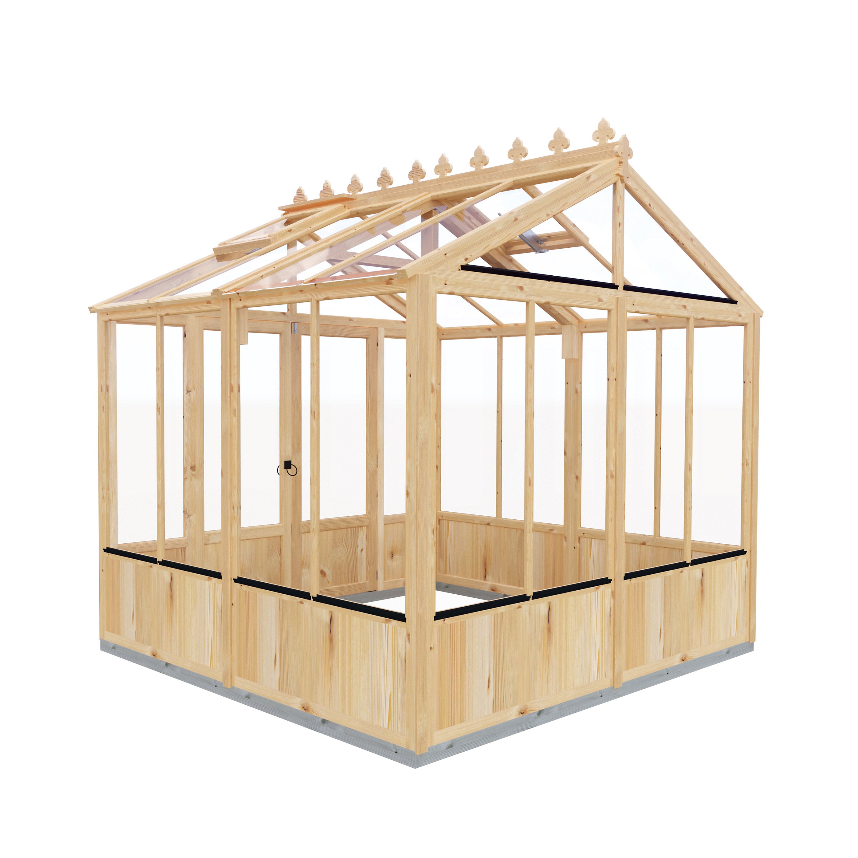 Shire Holkham 8x8 Timber Greenhouse