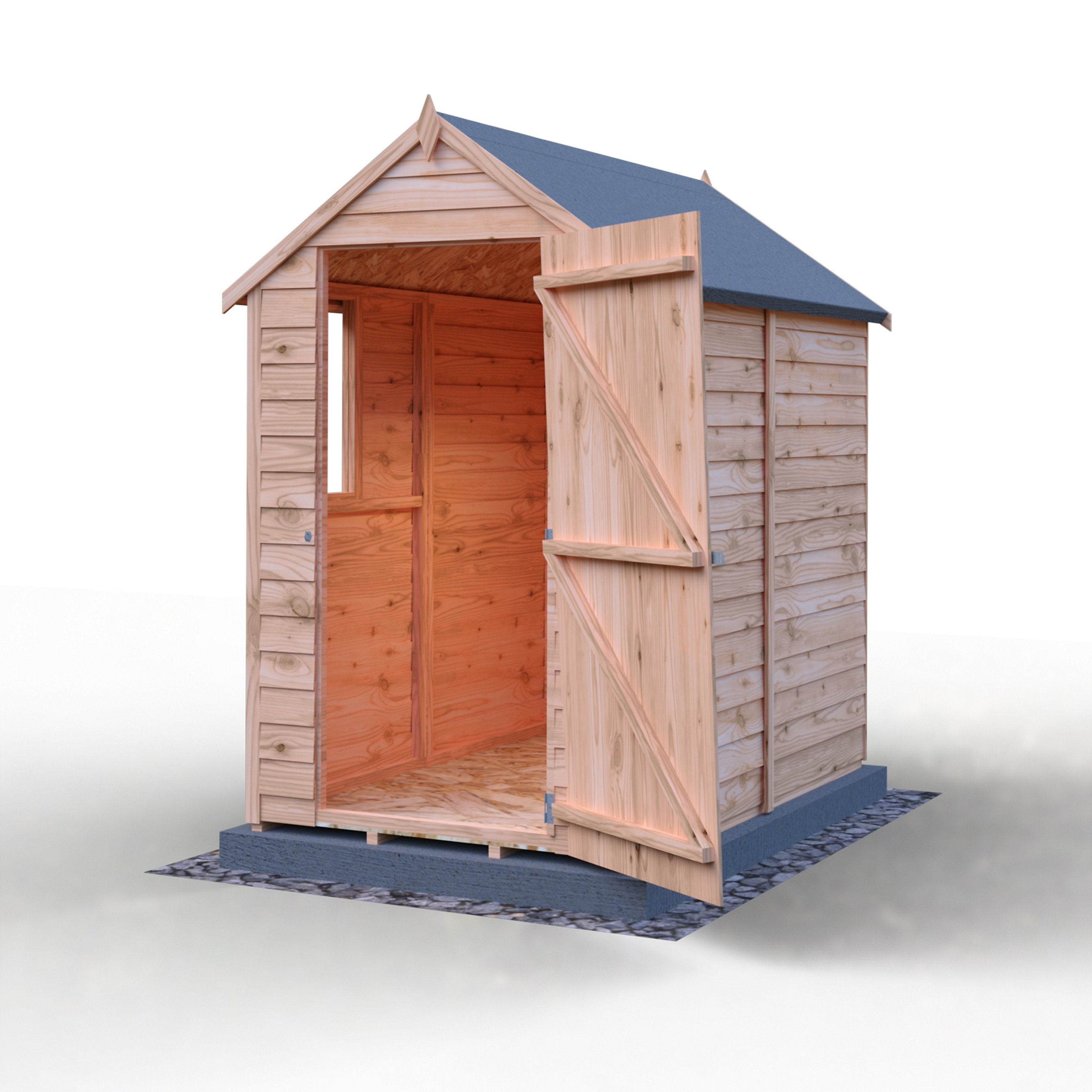 Shire Super Value Overlap Shed 6x4