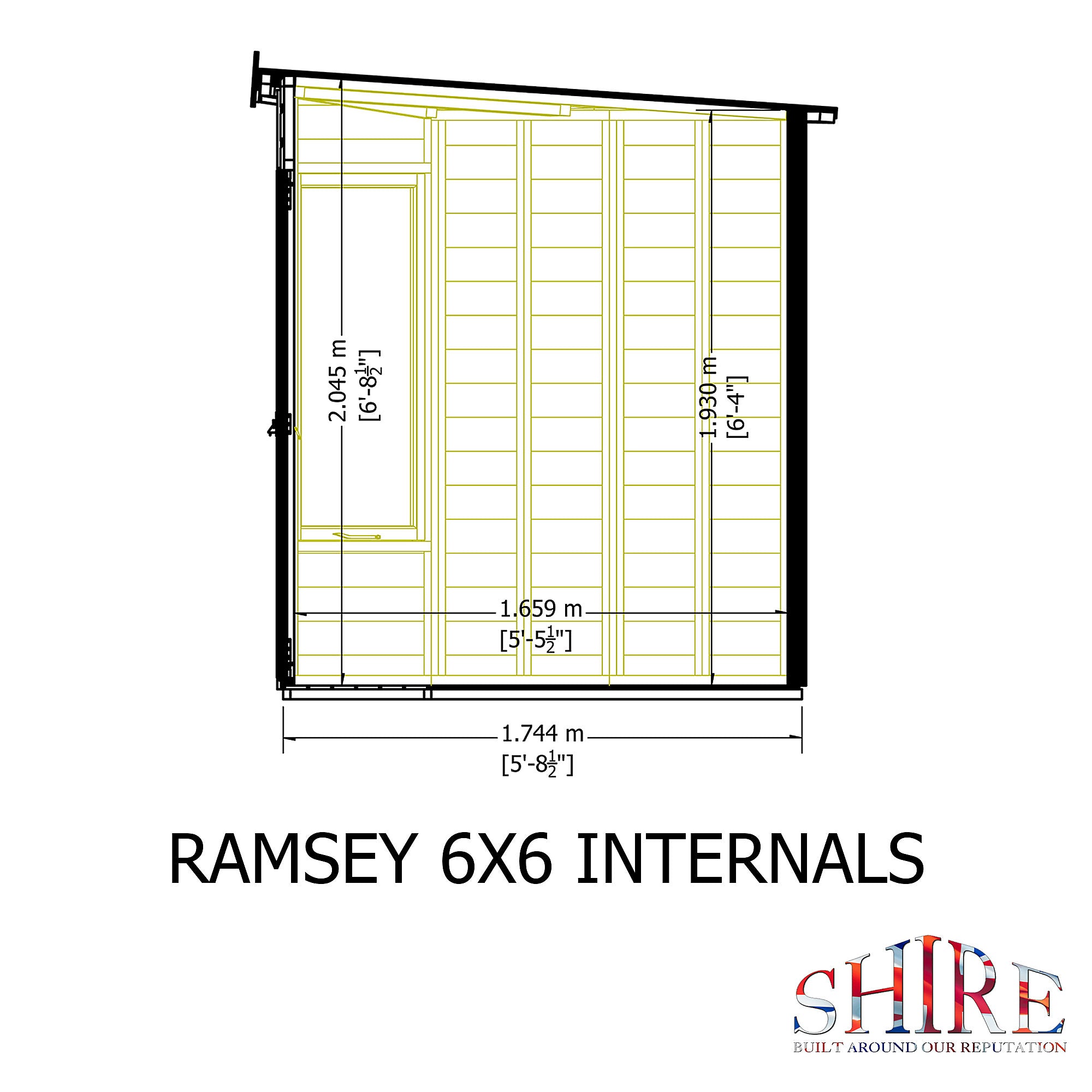Shire Ramsey 6x6 Summerhouse
