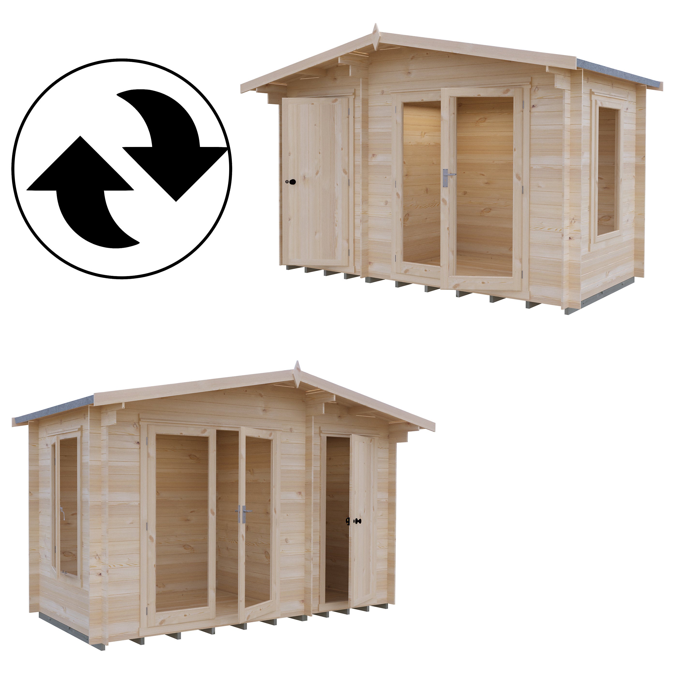 Shire Spalding 12x6 Log Cabin