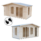 Shire Spalding 16x6 Log Cabin