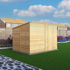Shire Super Value Overlap Pent Shed 8x6