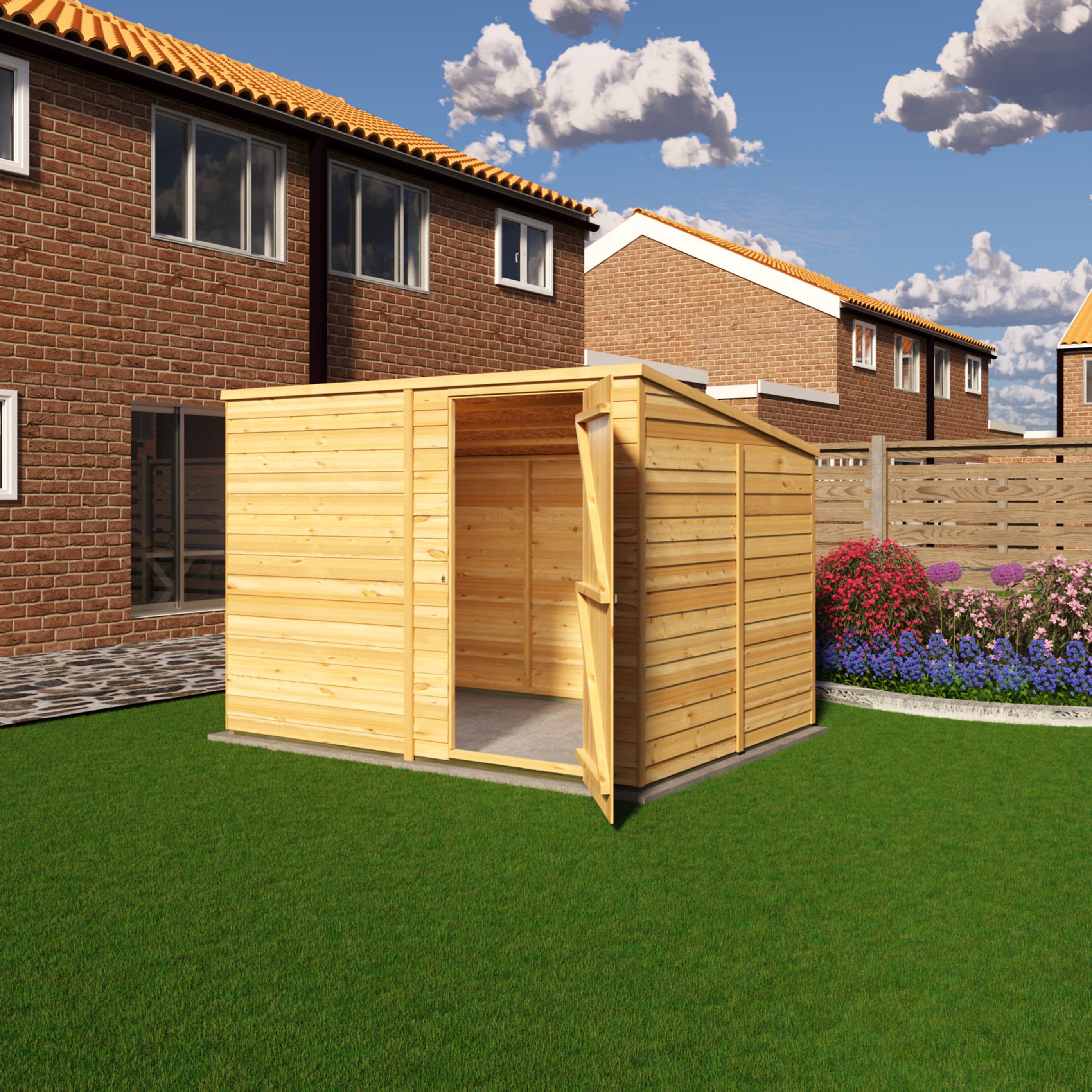 Shire Super Value Overlap Shed 8x6