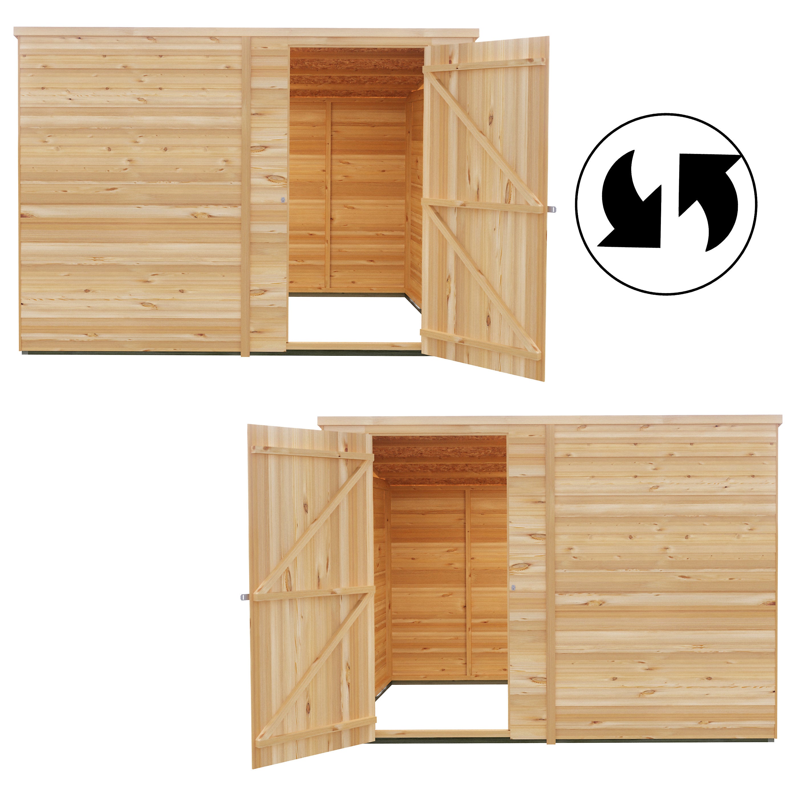Shire Super Value Overlap Shed 8x6