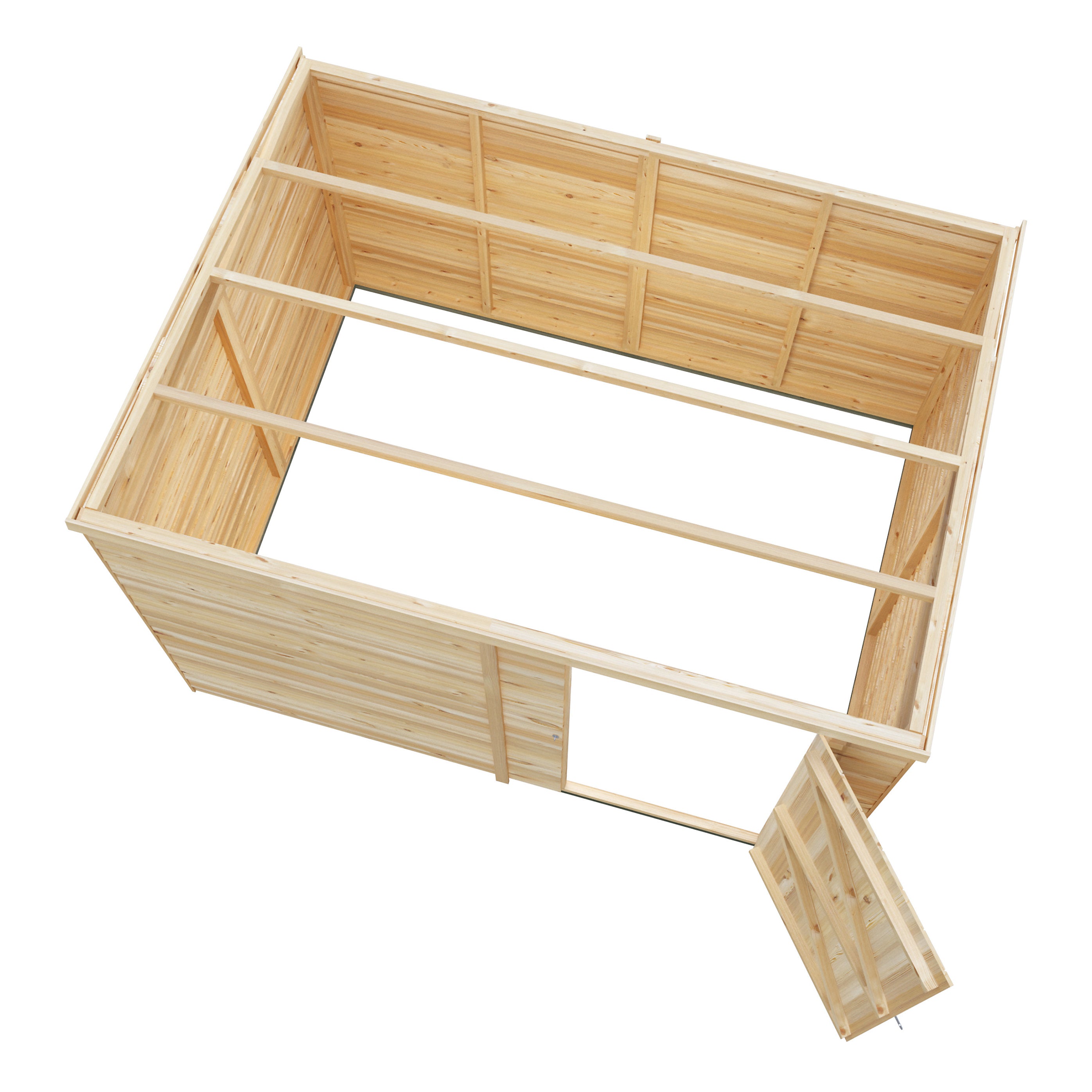 Shire Super Value Overlap Pent Shed 8x6