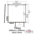 Shire Tilney 10x10 Log Cabin