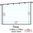 Shire Tilney 10x10 Log Cabin