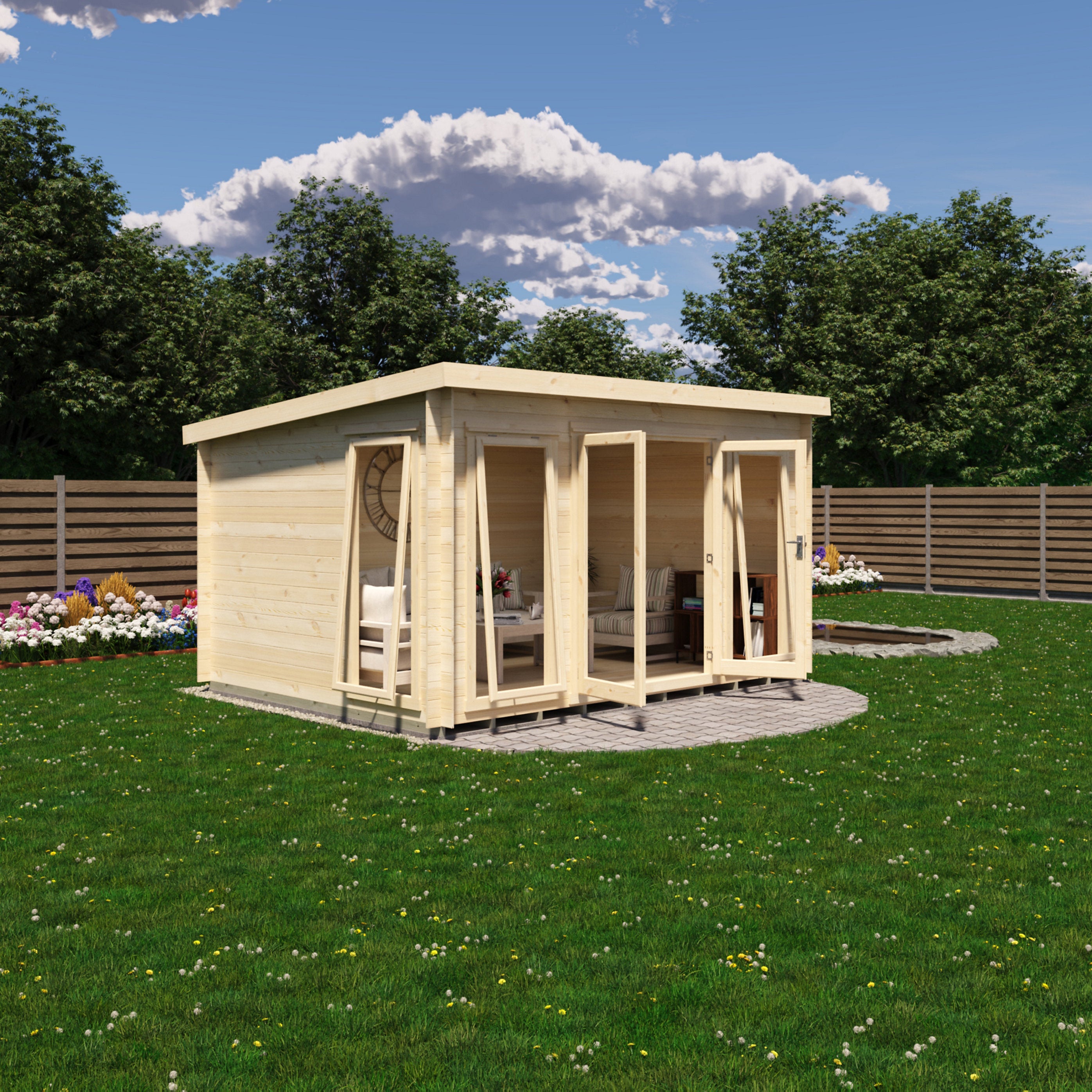 Shire Tilney 13x10 Log Cabin