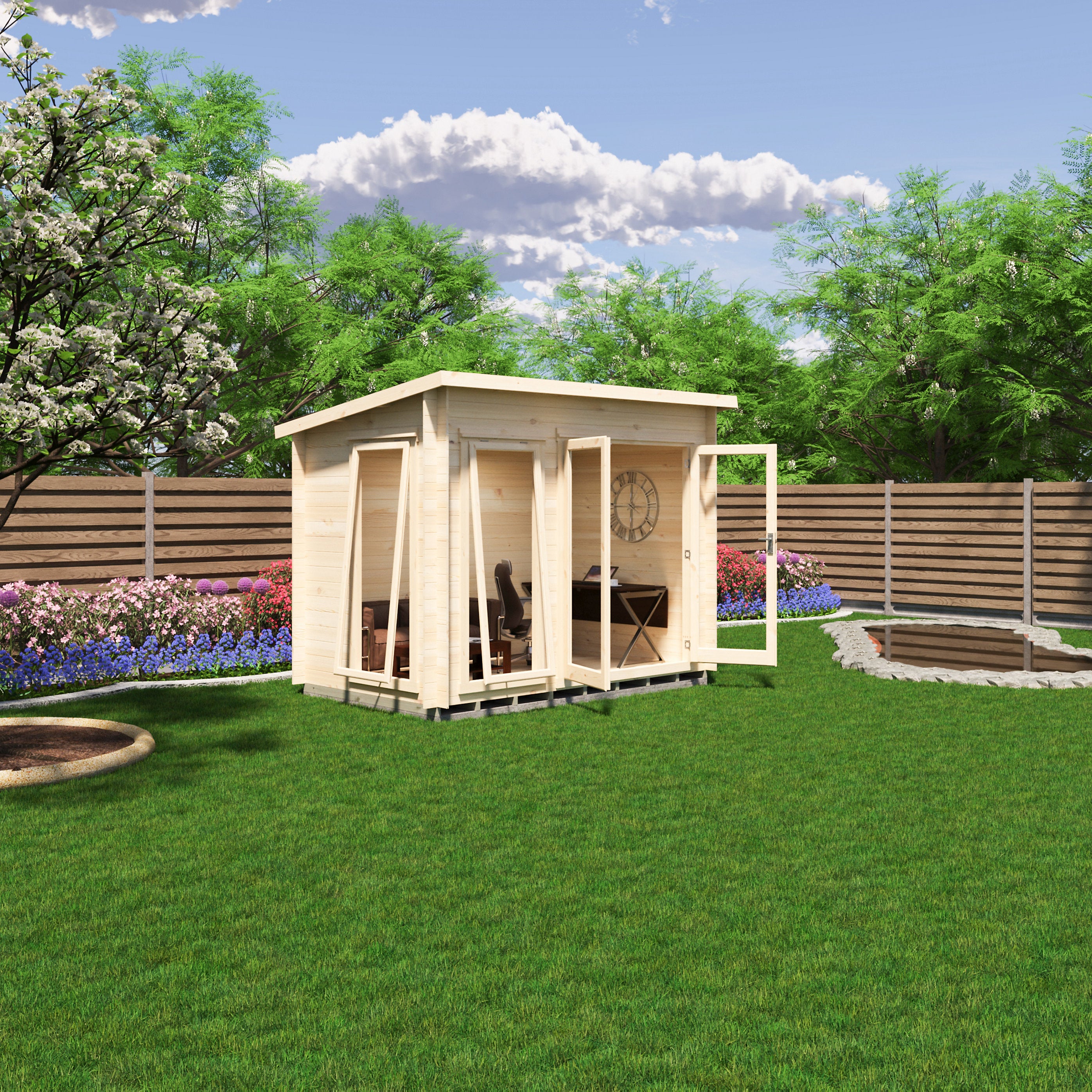 Shire Tilney 10x6 Log Cabin