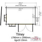 Shire Tilney 10x6 Log Cabin