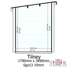 Shire Tilney 13x6 Log Cabin