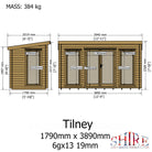 Shire Tilney 13x6 Log Cabin