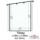 Shire Tilney 7x6 Log Cabin