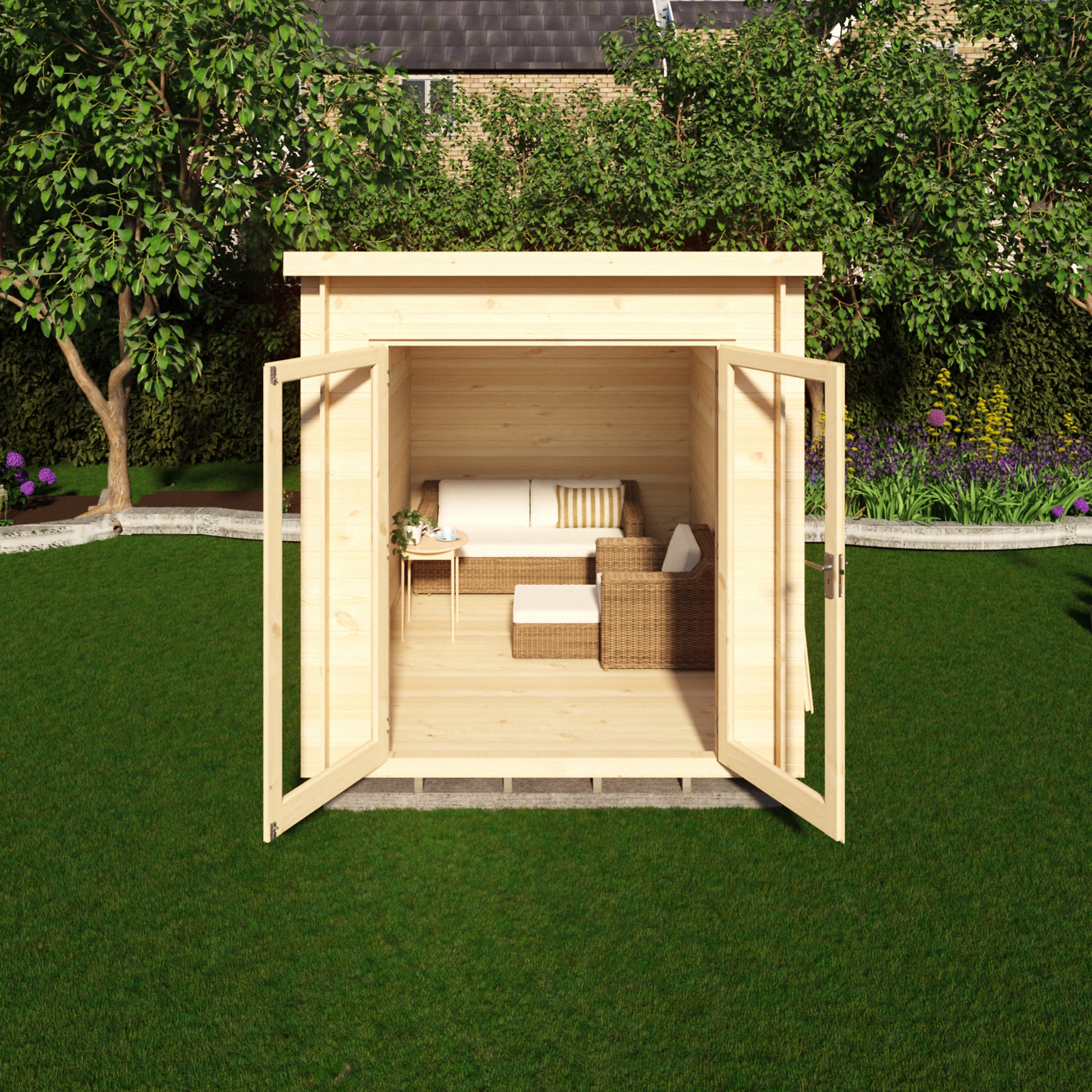 Shire Tilney 7x10 Log Cabin
