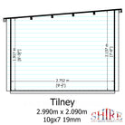 Shire Tilney 7x10 Log Cabin