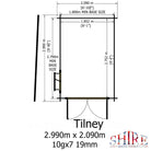 Shire Tilney 7x10 Log Cabin