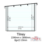 Shire Tilney 13x8 Log Cabin