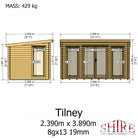 Shire Tilney 13x8 Log Cabin