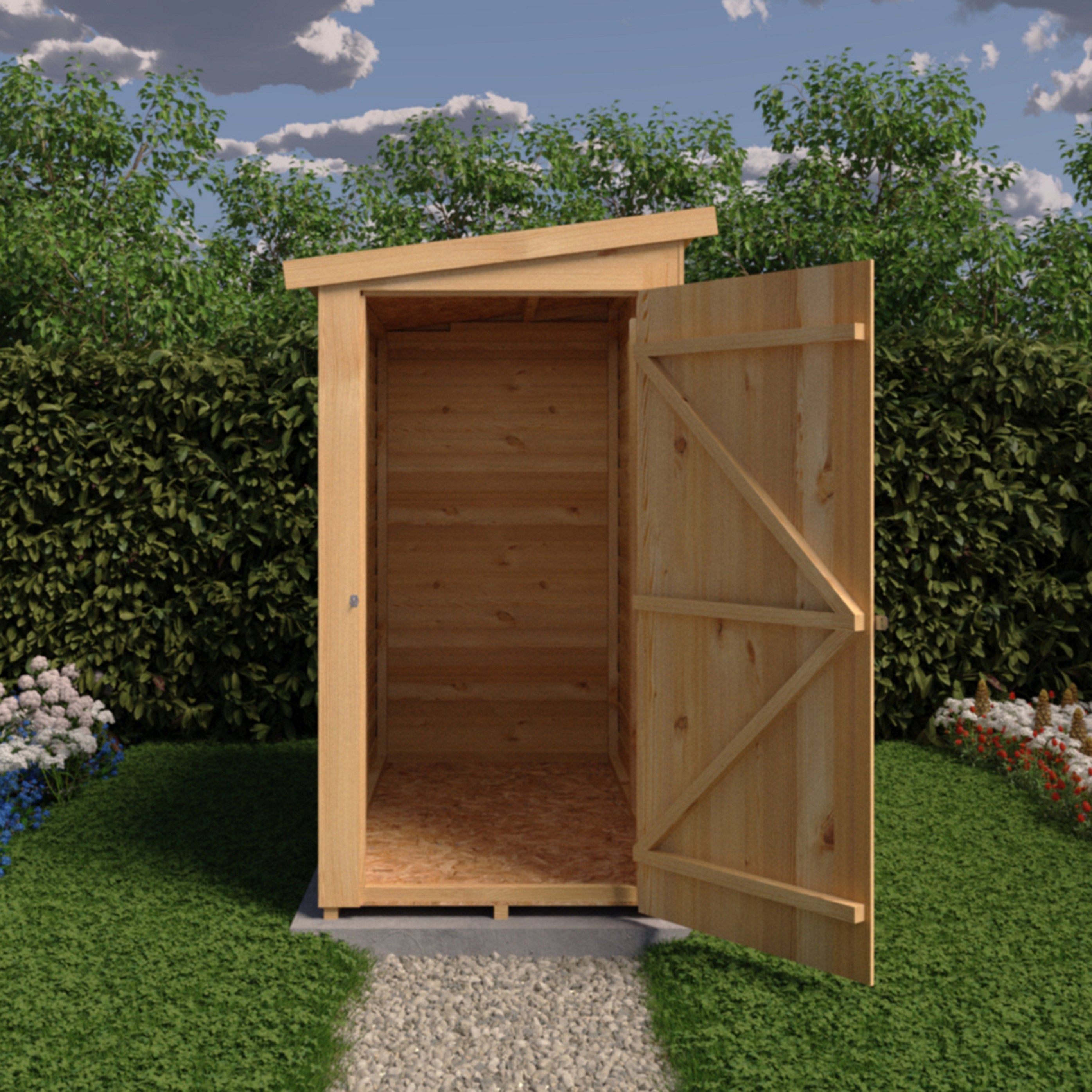 Shire Super Value Overlap Pent Shed 6x3