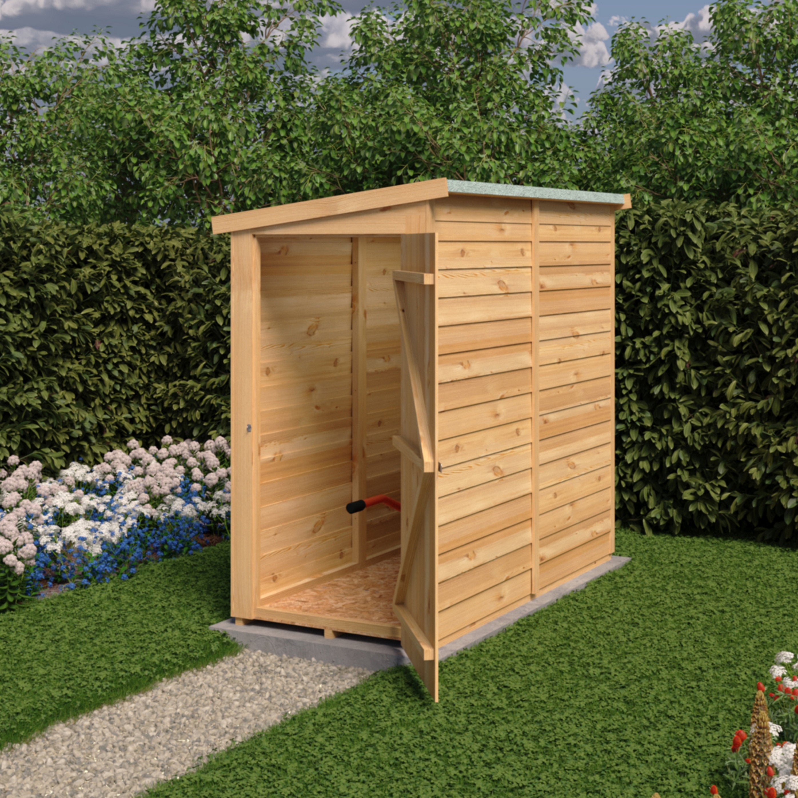 Shire Super Value Overlap Pent Shed 6x3
