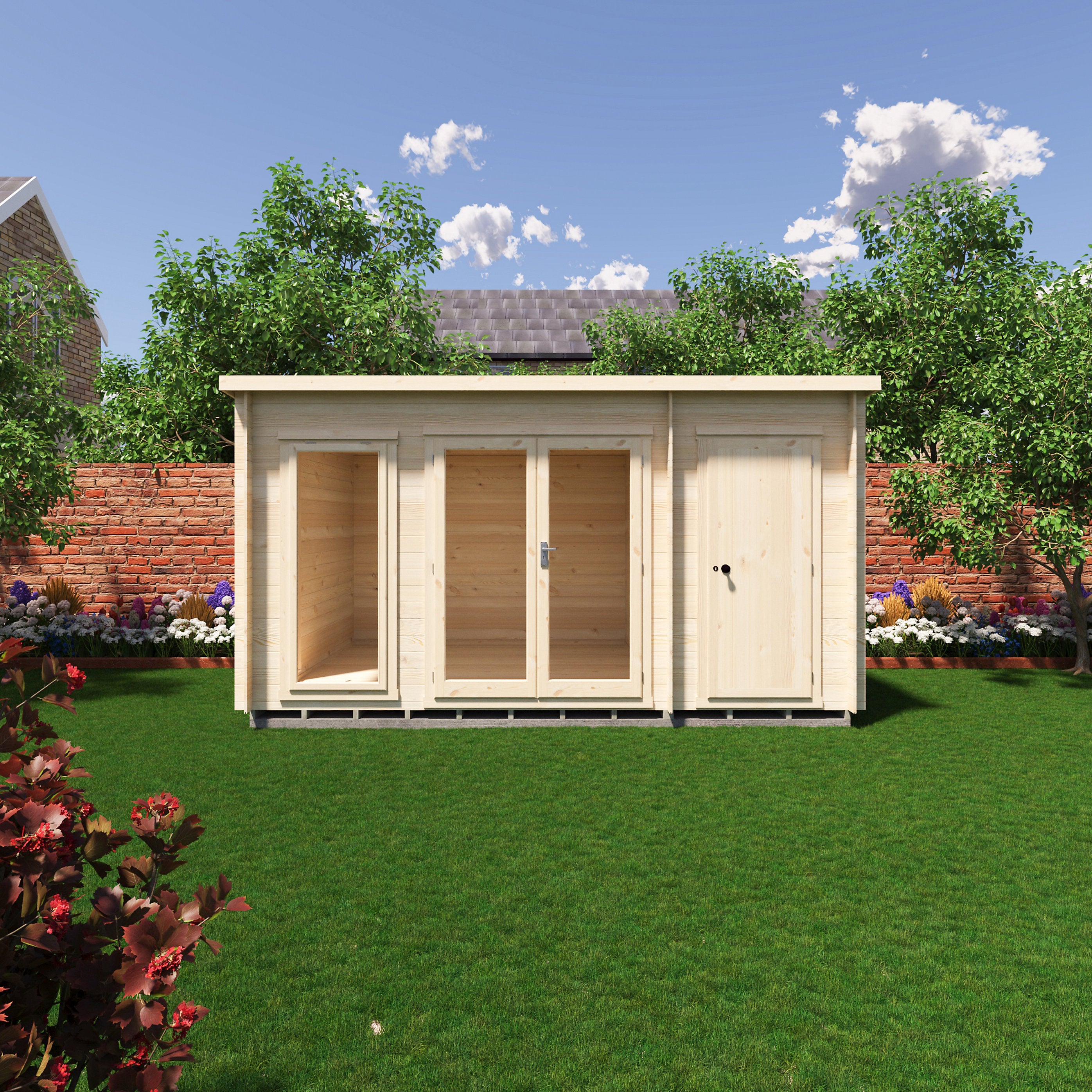 Shire Walsoken 10x14 Log Cabin