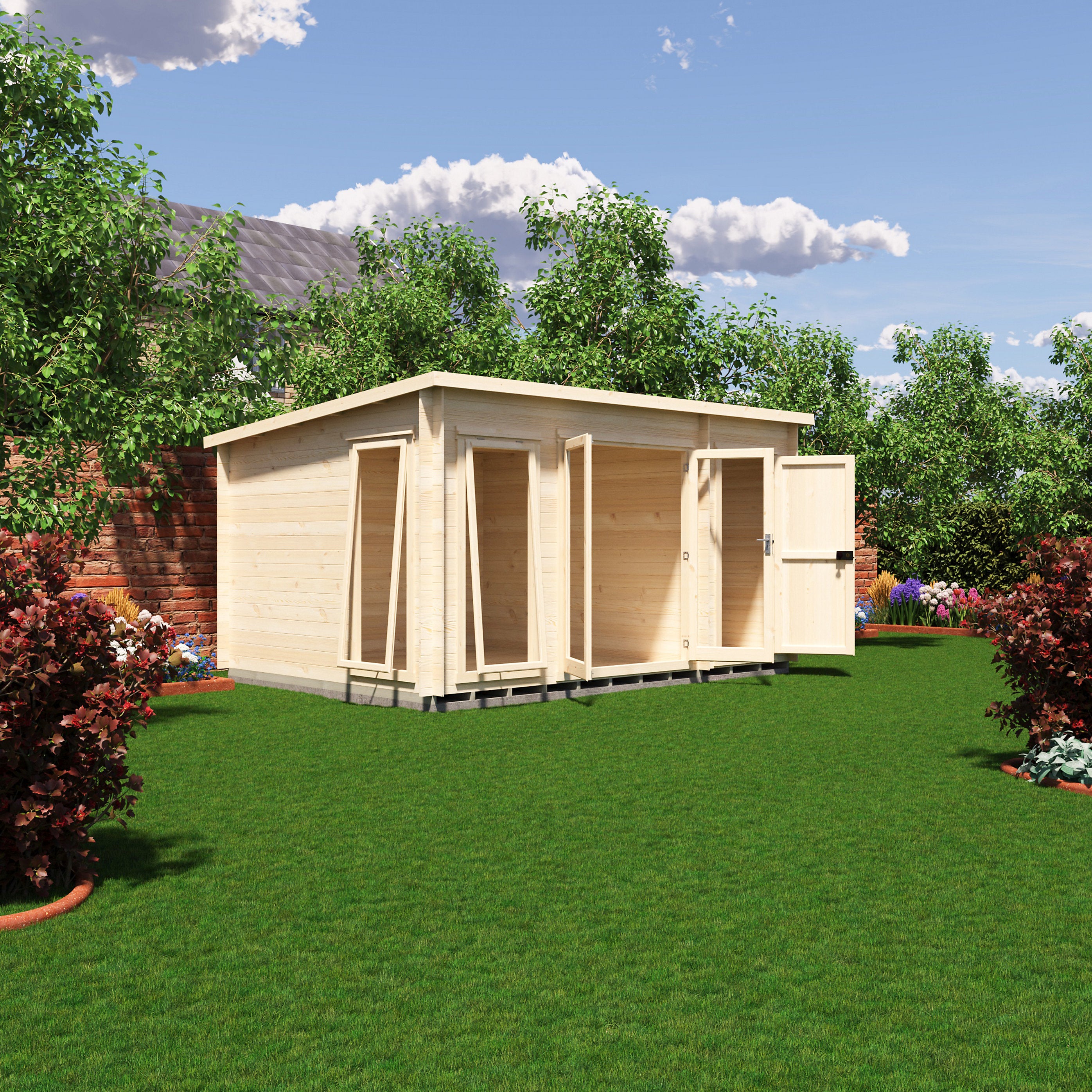 Shire Walsoken 10x14 Log Cabin