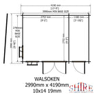 Shire Walsoken 10x14 Log Cabin