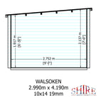 Shire Walsoken 10x14 Log Cabin