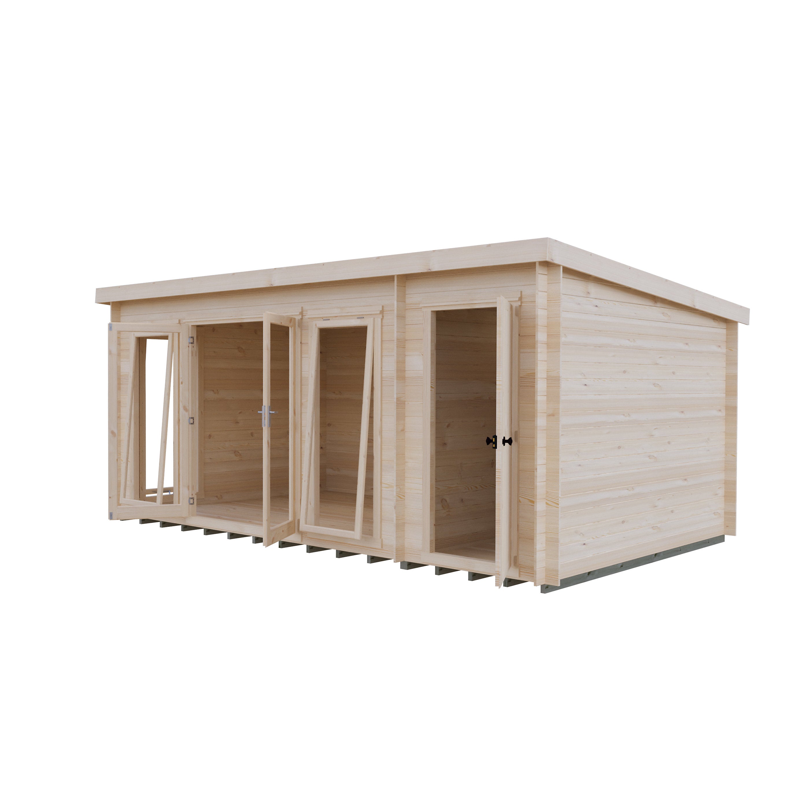 Shire Walsoken 10x17 Log Cabin