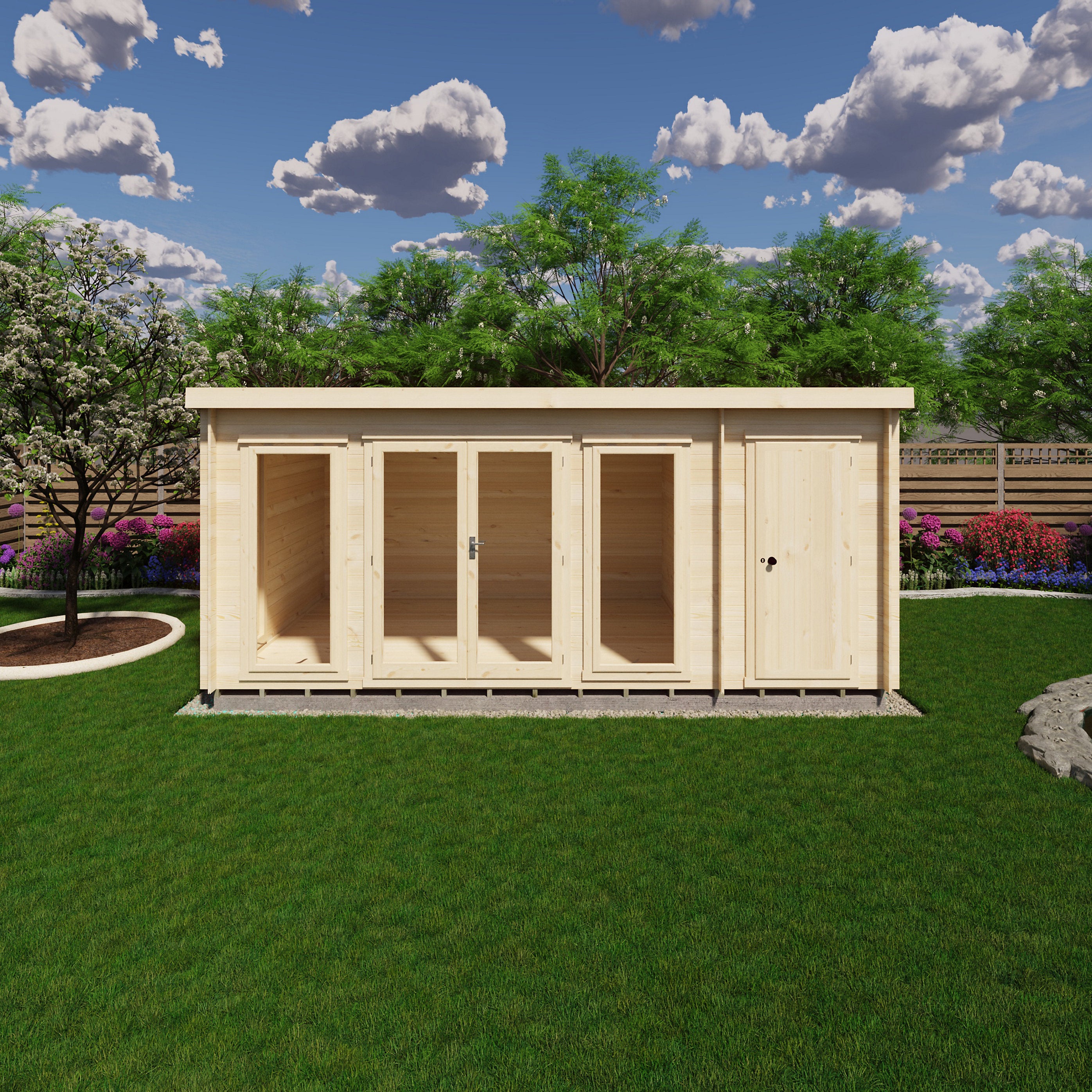 Shire Walsoken 10x17 Log Cabin