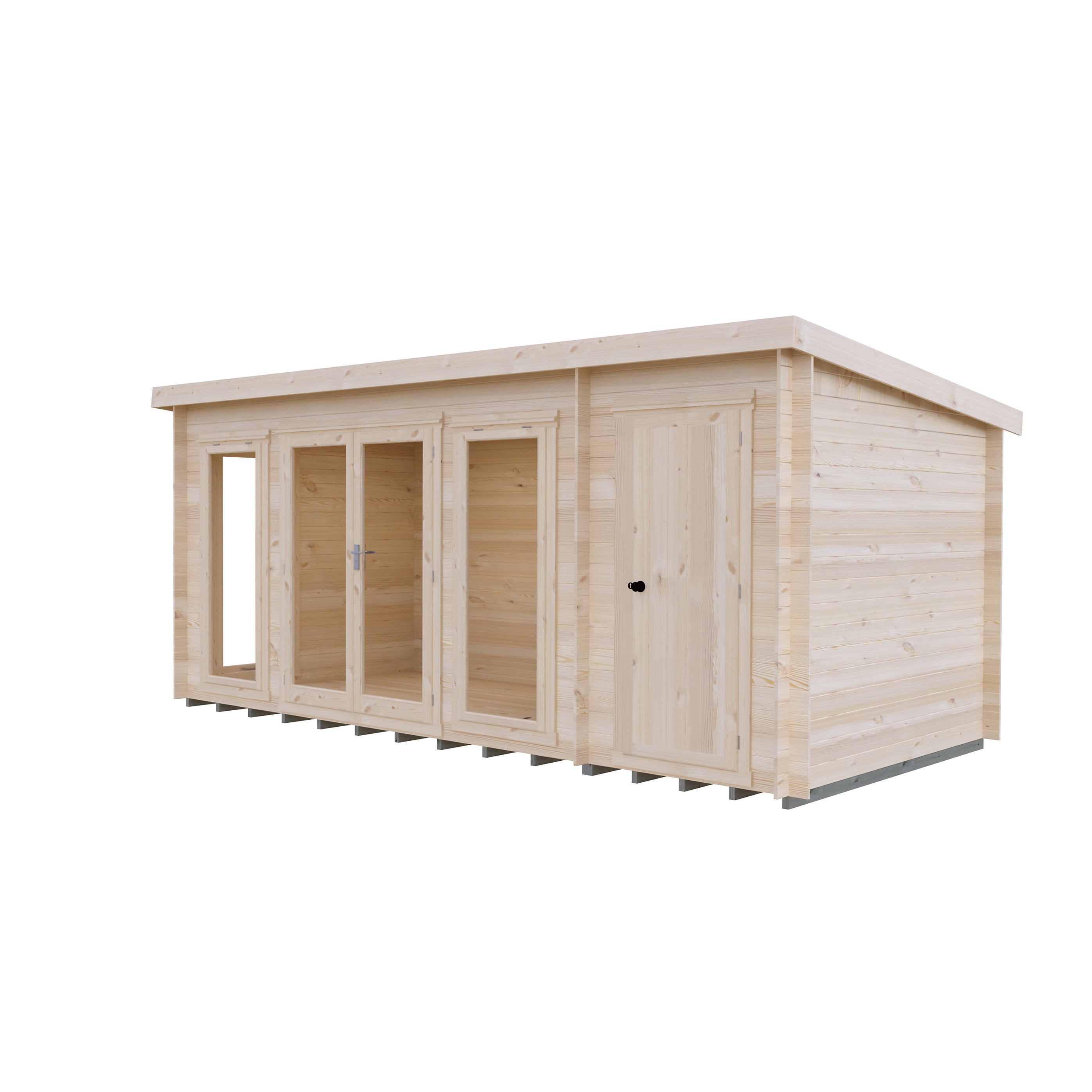 Shire Walsoken 8x17 Log Cabin