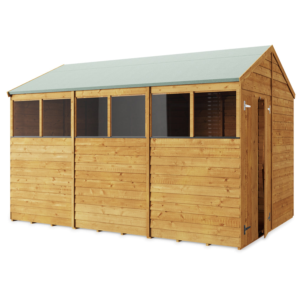 Customizable 12x8 Apex Shed - Store More with Windows - anydaydirect