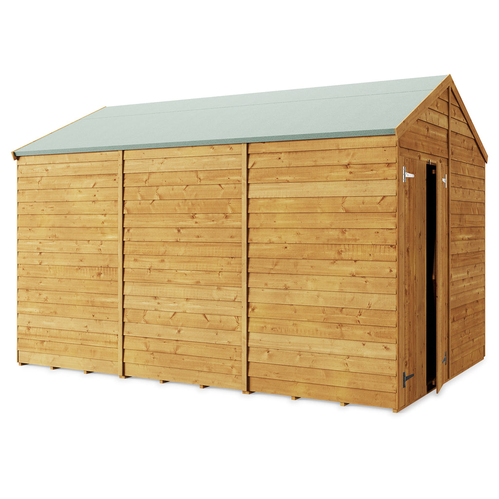 12x8 Windowless Apex Shed - Customizable & Durable - anydaydirect