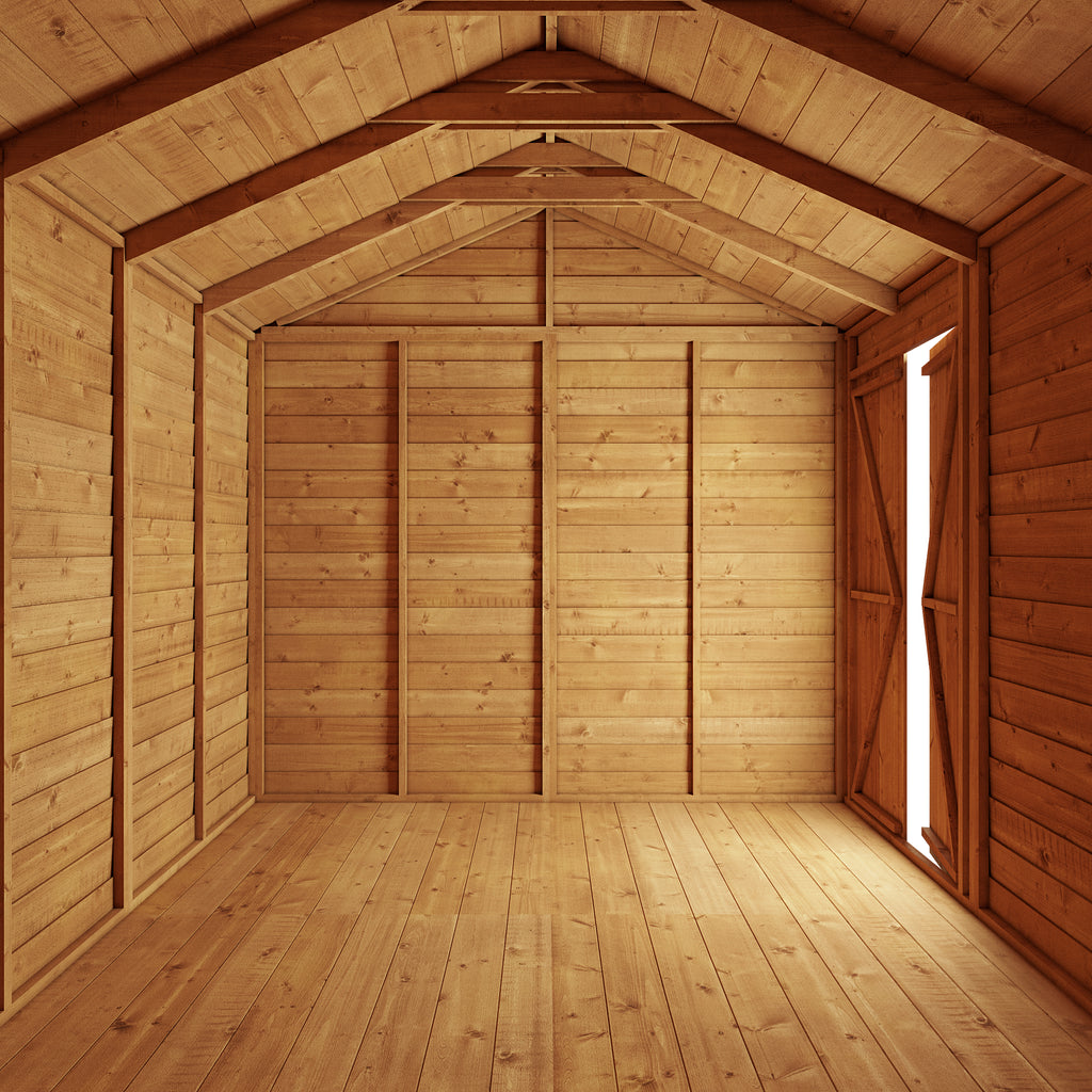 Customizable Overlap Apex Shed 4x8 – Durable & Windowless - anydaydirect