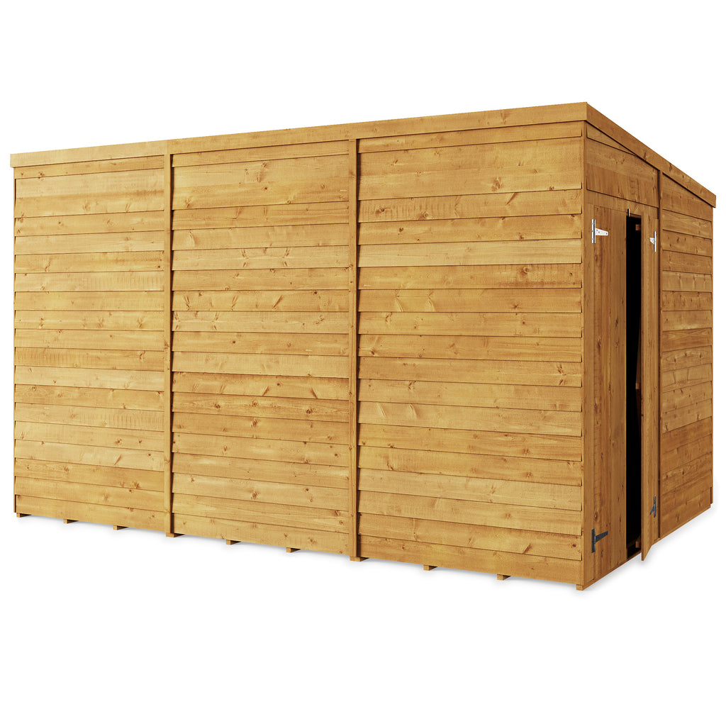 Customizable 12x8 Windowless Pent Shed | Store More Sheds - anydaydirect