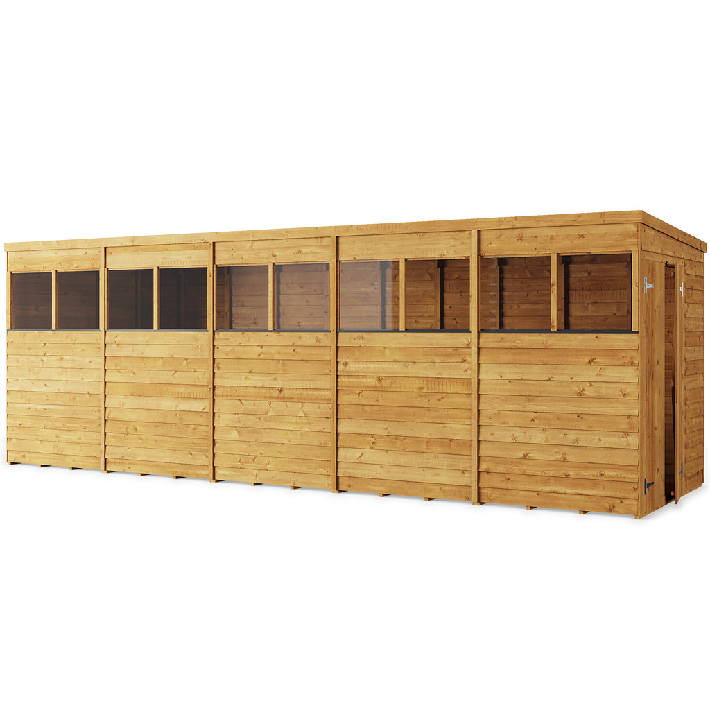 20x6 Customizable Overlap Pent Shed by Store More - anydaydirect