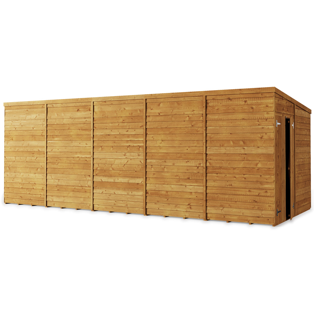 Customizable 20x8 Pent Shed - Durable, Windowless Design - anydaydirect