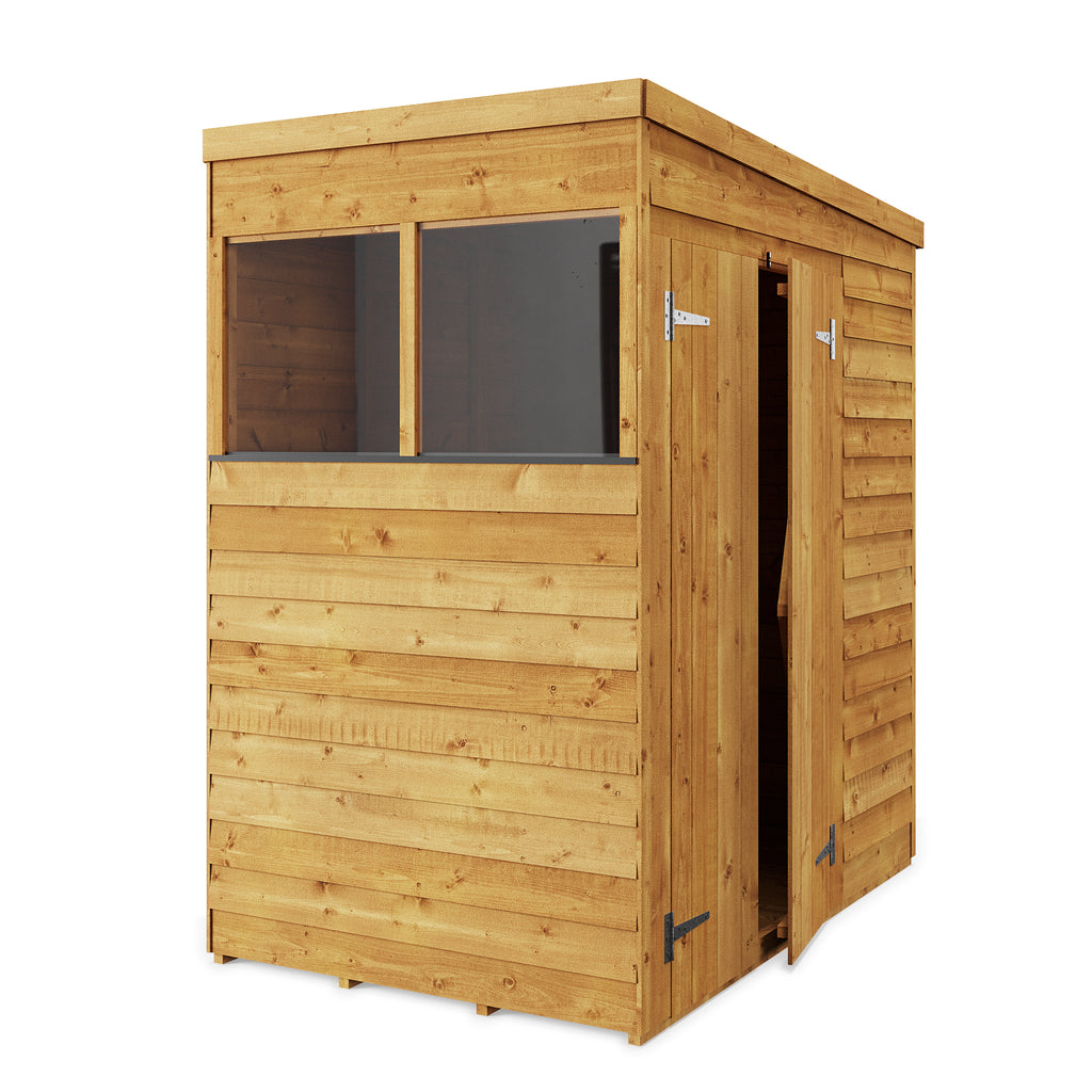 Customizable 4x6 Wooden Pent Shed with Window | Durable & Stylish - anydaydirect